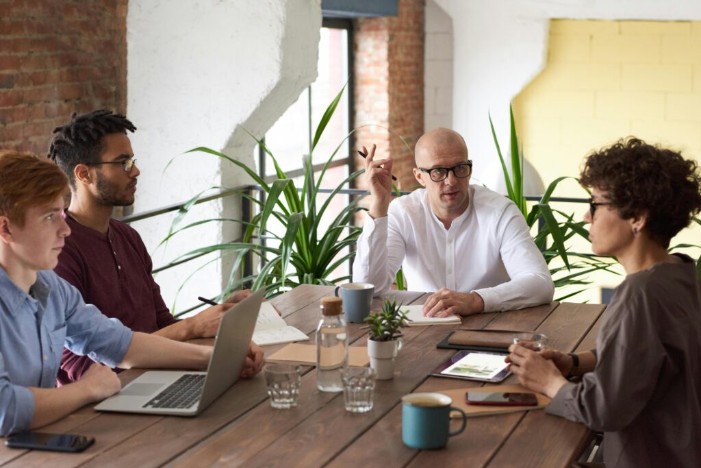 Monark Capital team discussing our privacy policy commitments